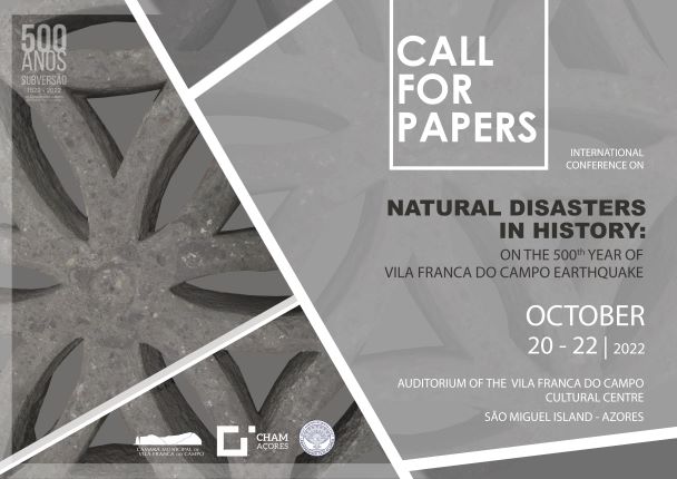 International Conference in History, Vila Franca do Campo, Azores, 20-22 October 2022
